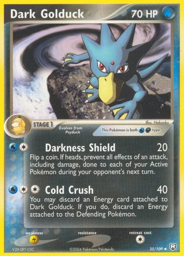Dark Golduck 35/109 card from Team Rocket Returns
