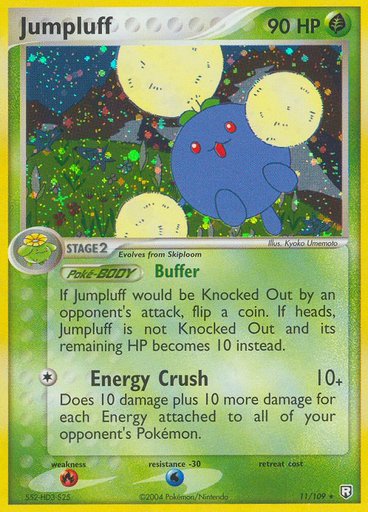 Jumpluff 11/109 card from Team Rocket Returns