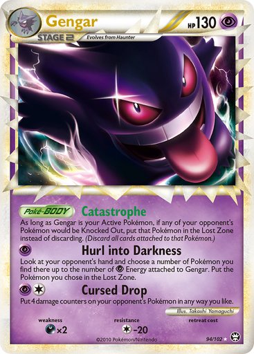 Gengar (Prime) 94/102 card from Triumphant