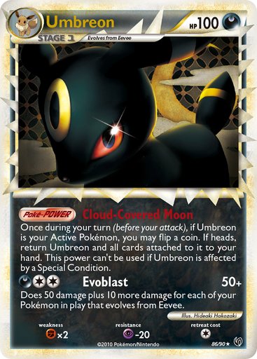 Umbreon (Prime) 86/90 card from Undaunted