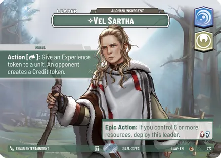 Vel Sartha - Aldhani Insurgent (Showcase) 772 card from A Lawless Time