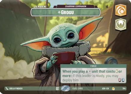 Grogu - Charming Companion (Showcase) 784 card from Ashes of the Empire