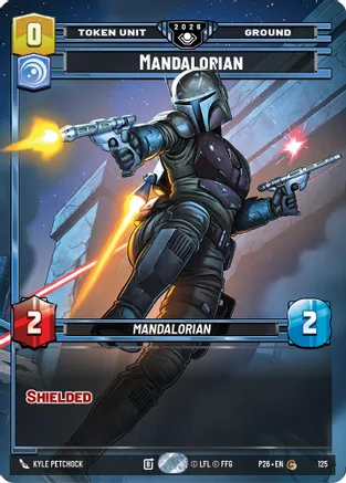Mandalorian 125 card from Galactic Championship 2026