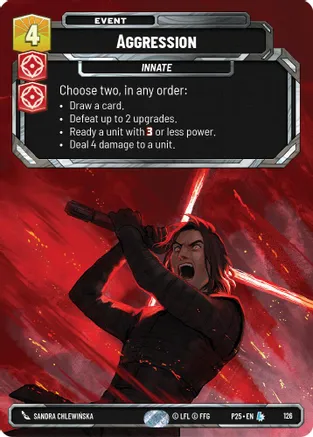 Aggression 126 card from Sector and Regional Promos: Season 1