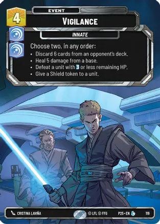 Vigilance 119 card from Sector and Regional Promos: Season 1
