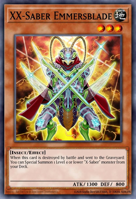 XX-Saber Emmersblade ABPF-EN081 card from Absolute Powerforce