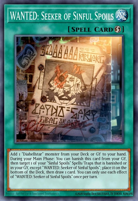WANTED: Seeker of Sinful Spoils (Quarter Century Secret Rare) AGOV-EN054 card from Age of Overlord