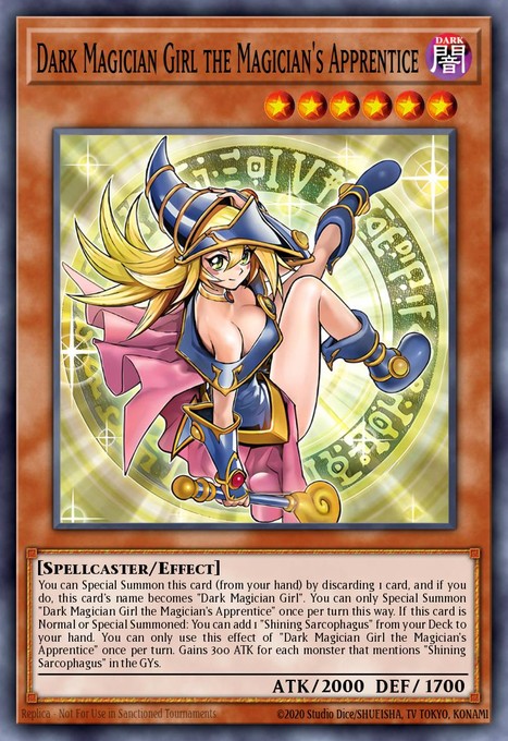 Dark Magician Girl the Magician's Apprentice (Quarter Century Secret Rare) ALIN-EN004 card from Alliance Insight