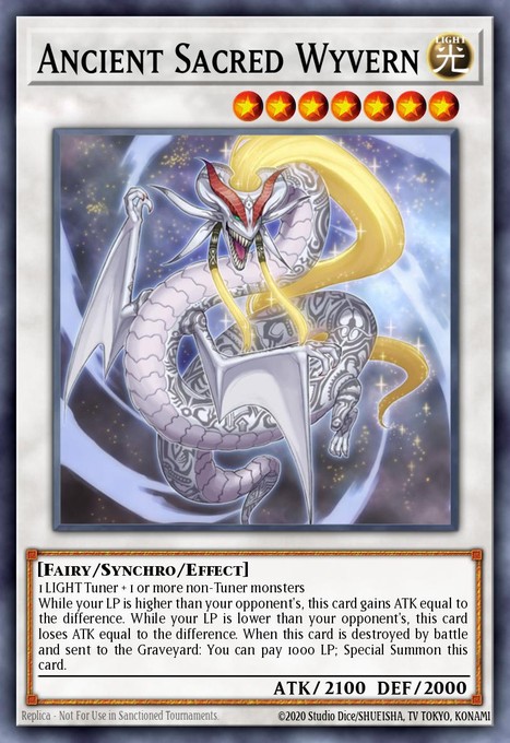 Ancient Sacred Wyvern (UTR) ANPR-EN043 card from Ancient Prophecy
