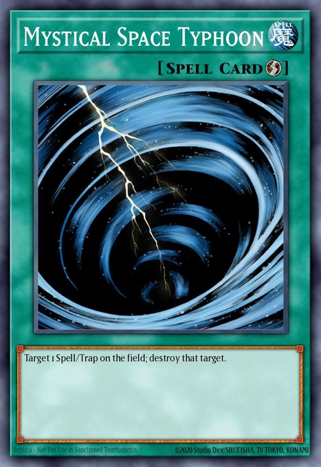 Mystical Space Typhoon (UTR) AP08-EN002 card from Astral Pack 8
