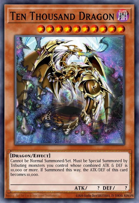 Ten Thousand Dragon BLAR-EN10K card from Battles of Legend: Armageddon