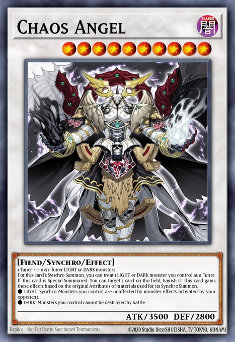 Chaos Angel (Starlight Rare) BLGG-EN143 card from Battles of Legend: Glorious Gallery