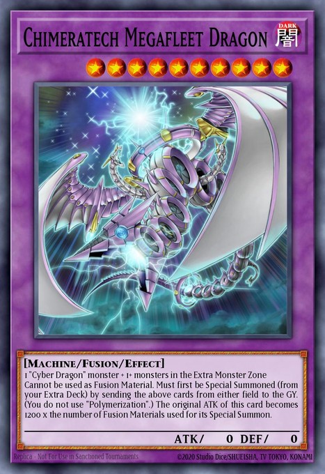 Chimeratech Megafleet Dragon (Starlight Rare) BLGG-EN138 card from Battles of Legend: Glorious Gallery