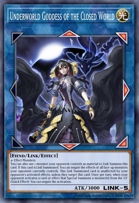 Underworld Goddess of the Closed World (Starlight Rare) BLGG-EN144 card from Battles of Legend: Glorious Gallery