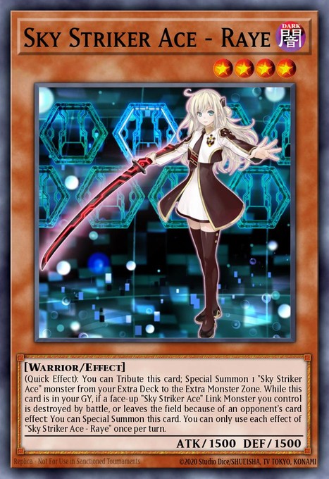 Sky Striker Ace - Raye (Alternate Art) (Quarter Century Secret Rare) BLTR-EN116 card from Battles of Legend: Terminal Revenge