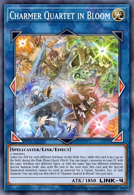 Charmer Quartet in Bloom (Starlight Rare) BLZD-EN050 card from Blazing Dominion
