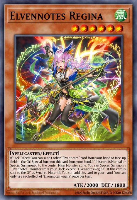Elfnote Regina BLZD-EN014 card from Blazing Dominion