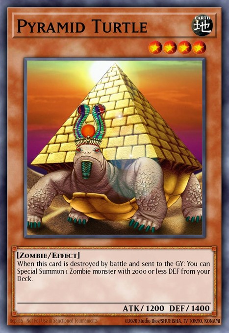Pyramid Turtle CP02-EN004 card from Champion Pack 2