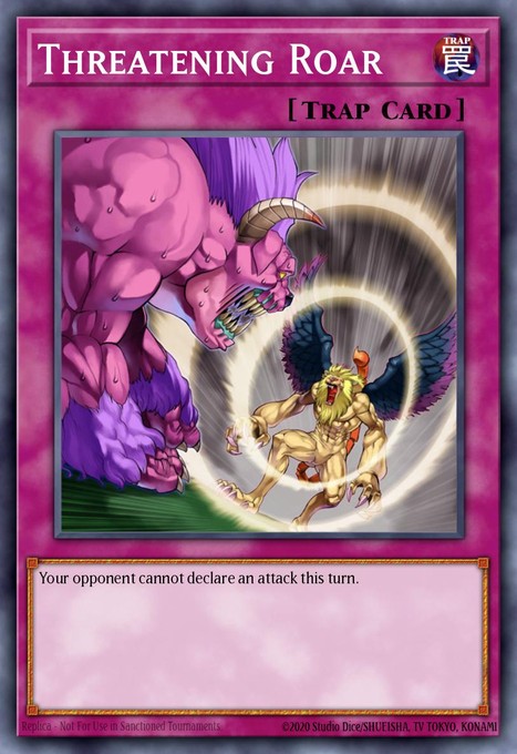 Threatening Roar CP07-EN003 card from Champion Pack 7