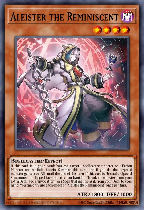 Aleister the Reminiscent CORI-EN015 card from Chaos Origins