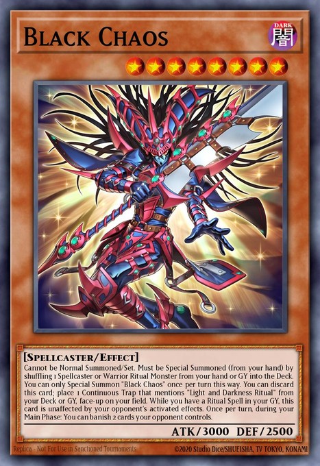 Black Chaos (Starlight Rare) CORI-EN001 card from Chaos Origins
