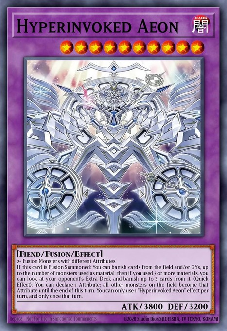 Hyperinvoked Aeon (Starlight Rare) CORI-EN033 card from Chaos Origins