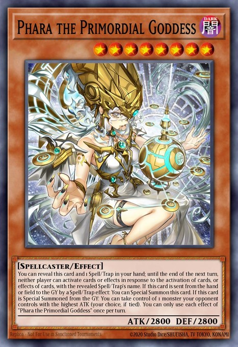 Phara the Primordial Goddess (Starlight Rare) (Extended Art) CORI-EN022 card from Chaos Origins