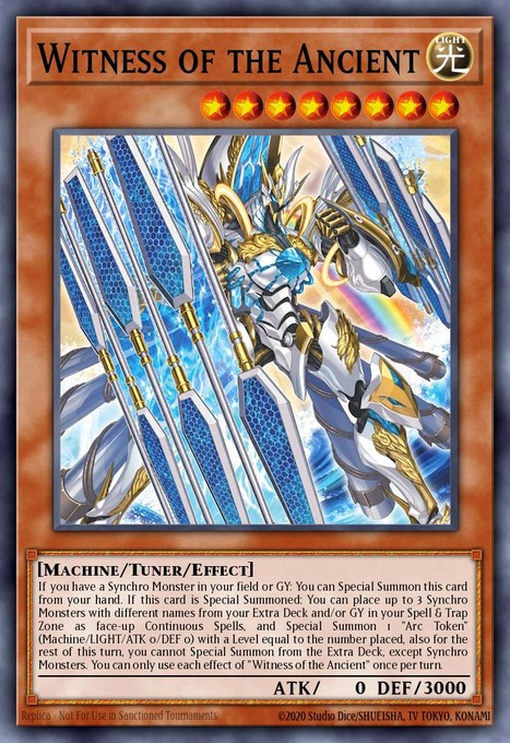 Witness of the Ancient (Starlight Rare) CORI-EN081 card from Chaos Origins