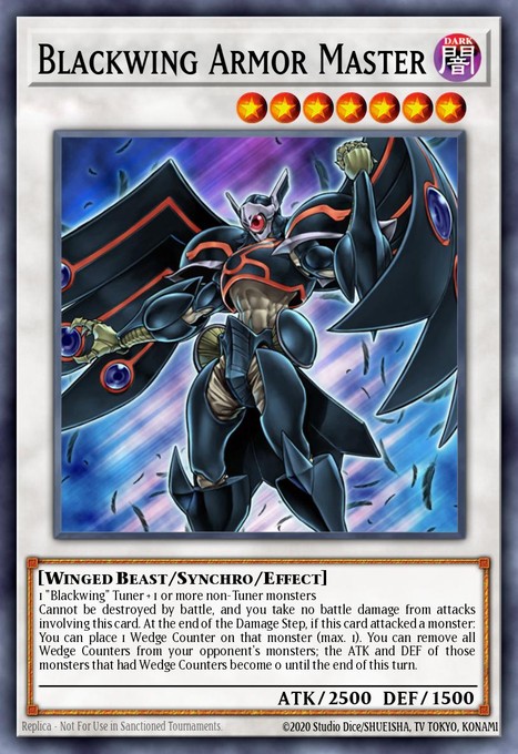 Blackwing Armor Master (UTR) CRMS-EN041 card from Crimson Crisis