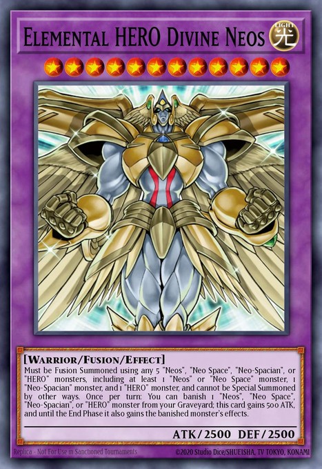 Elemental Hero Divine Neos CSOC-EN098 card from Crossroads of Chaos