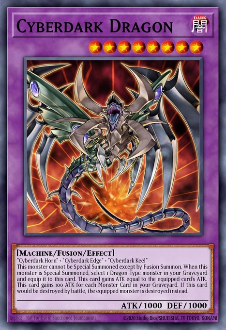Cyberdark Dragon (UTR) CDIP-EN035 card from Cyberdark Impact
