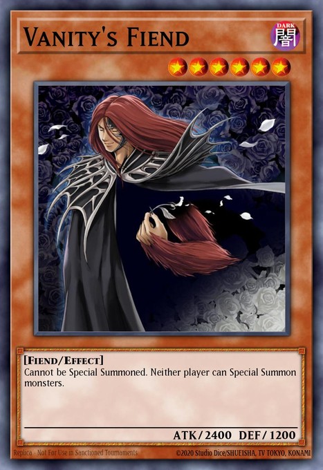 Vanity's Fiend (UTR) CDIP-EN017 card from Cyberdark Impact
