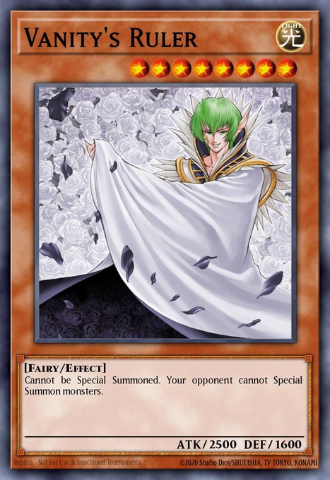 Vanity's Ruler (UTR) CDIP-EN024 card from Cyberdark Impact