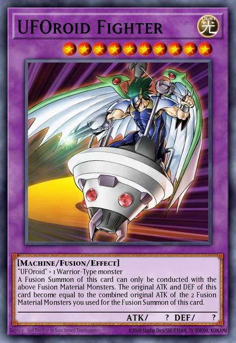 UFOroid Fighter (UTR) CRV-EN034 card from Cybernetic Revolution