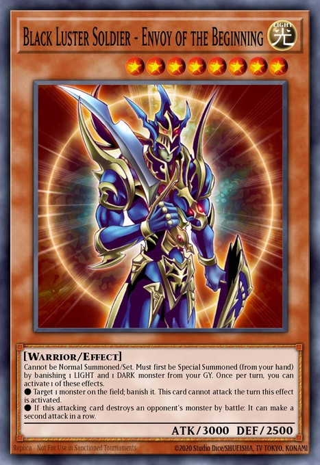 Black Luster Soldier - Envoy of the Beginning DR2-EN025 card from Dark Revelation Volume 2