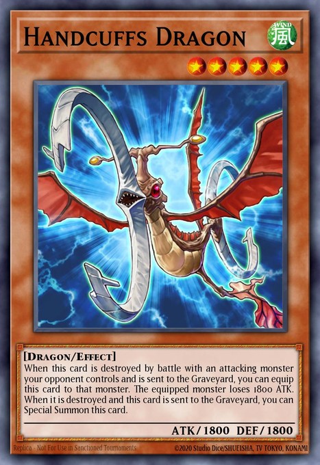 Handcuffs Dragon DTP1-EN025 card from Duel Terminal - Preview