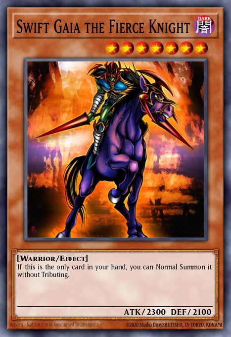 Swift Gaia the Fierce Knight DTP1-EN026 card from Duel Terminal - Preview