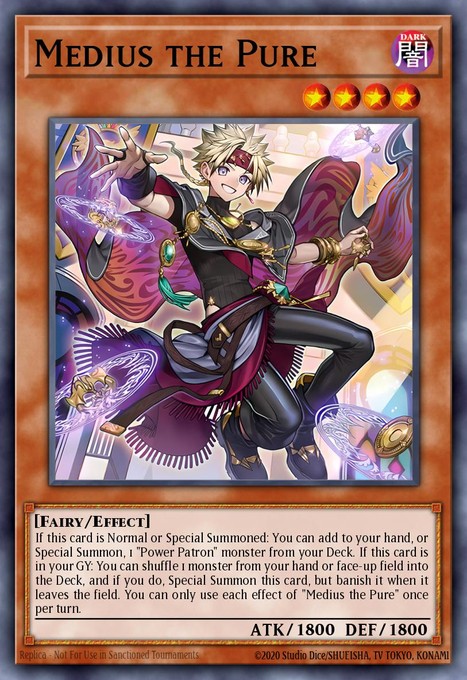 Medius the Pure (Starlight Rare) DUAD-EN008 card from Duelist's Advance
