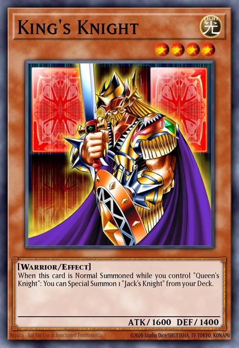 King's Knight (UTR) EEN-EN006 card from Elemental Energy