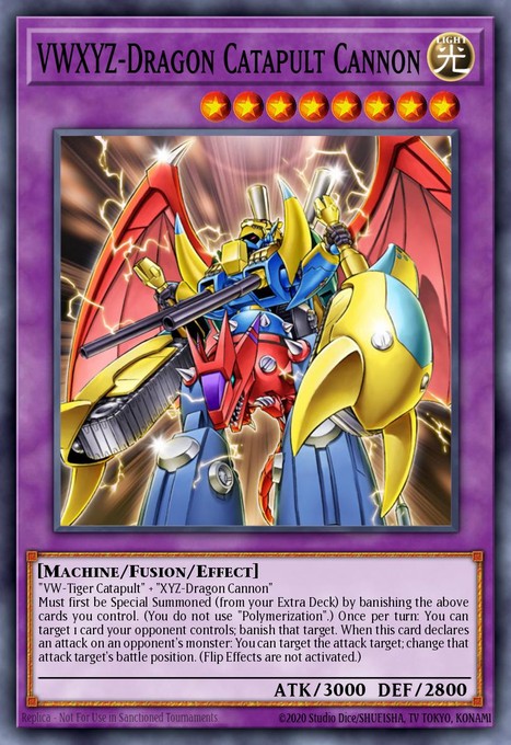 VWXYZ-Dragon Catapult Cannon (UTR) EEN-EN031 card from Elemental Energy