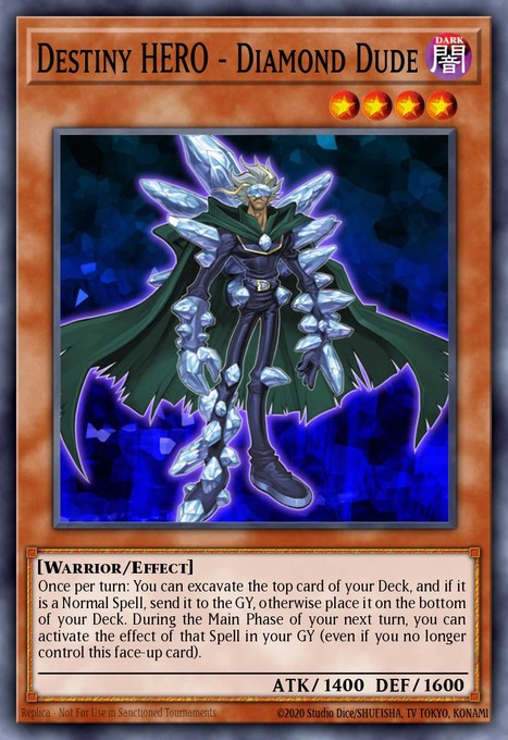 Destiny Hero - Diamond Dude (UTR) EOJ-EN003 card from Enemy of Justice