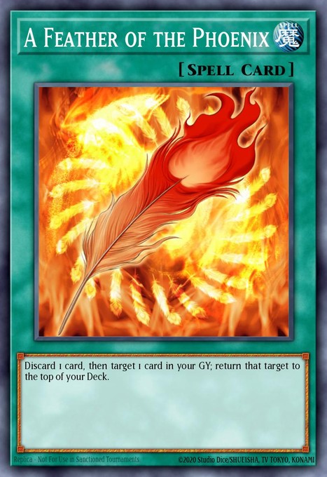 A Feather of the Phoenix (UTR) FET-EN037 card from Flaming Eternity
