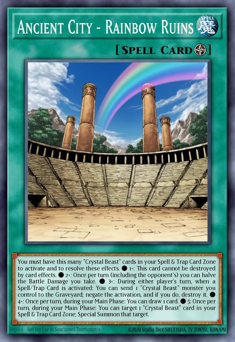 Ancient City - Rainbow Ruins (UTR) FOTB-EN045 card from Force of the Breaker