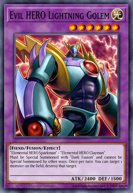 Evil Hero Lightning Golem (UTR) GLAS-EN039 card from Gladiator's Assault