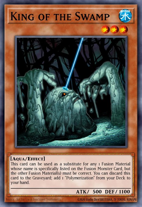 King of the Swamp HL1-EN006 card from Hobby League 1