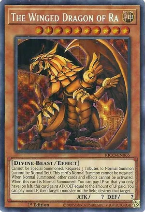 The Winged Dragon of Ra (Ultra Pharaoh's Rare) KICO-EN065 card from King's Court