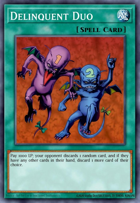 Delinquent Duo MRL-039 card from Magic Ruler