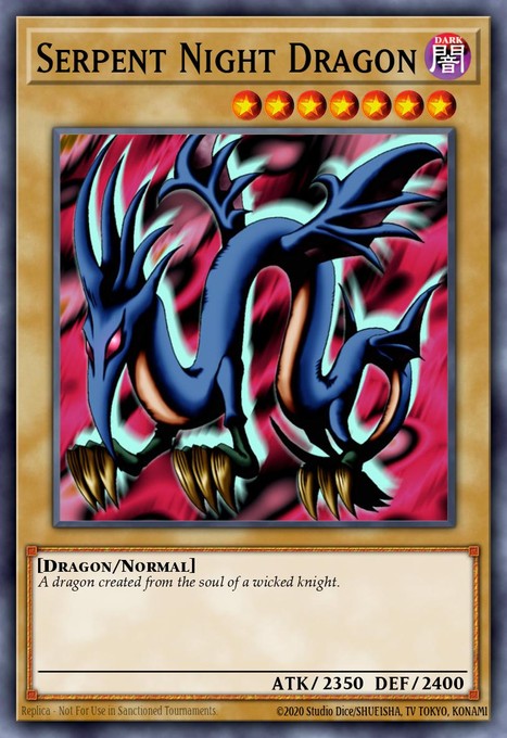 Serpent Night Dragon (MRL-E130) MRL-E130 card from Magic Ruler