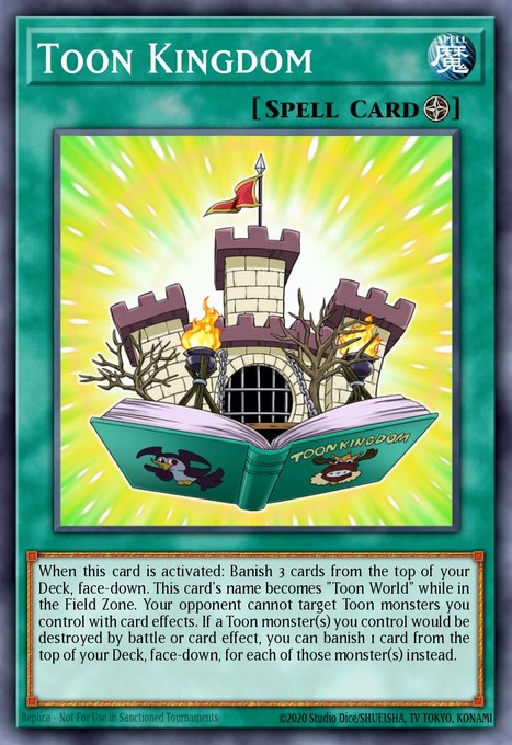Toon Kingdom (Ultra Pharaoh's Rare) MAMA-EN112 card from Magnificent Mavens