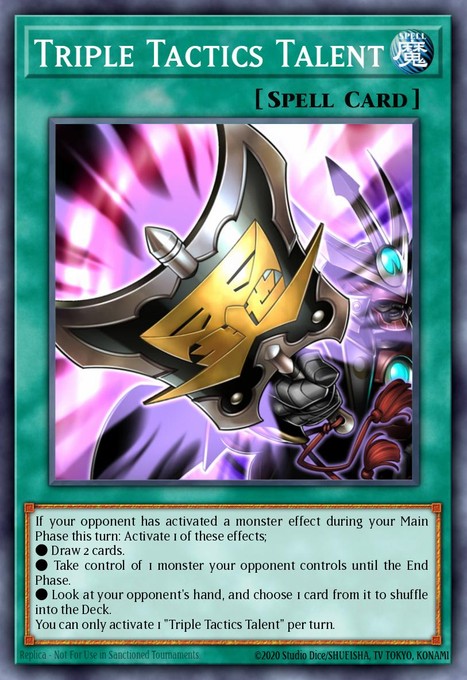 Triple Tactics Talent (Ultra Pharaoh's Rare) MAMA-EN090 card from Magnificent Mavens